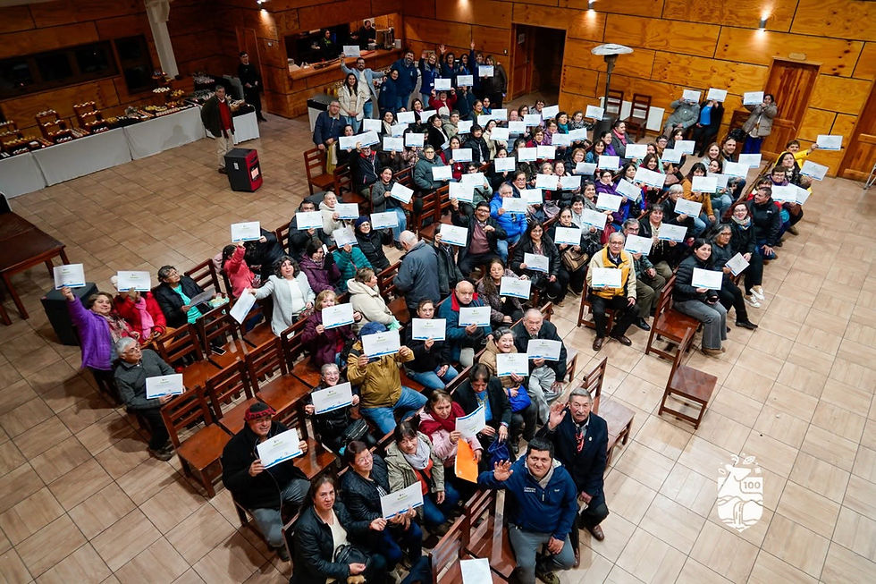 Un centenar de dirigentes celebraron su día en Puerto Aysén