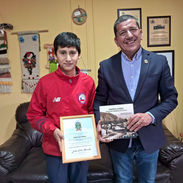 Municipio reconoce logros del deportista Emilio Vera quien participará en competencia internacional