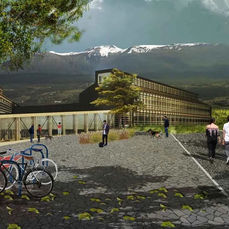 PDZE comienza a ejecutarse con obras clave: edificio de la Universidad de Aysén y el centro deportivo de Coyhaique