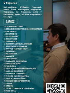 Carabineros abre 59 vacantes para personal civil a nivel nacional: Postulación hasta el 12 de julio