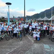 Gran convocatoria en la Cicletada Familiar por el aniversario de Puerto Chacabuco