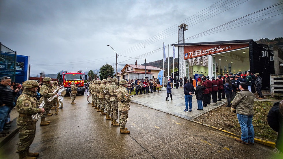 Histórica jornada en Villa Mañihuales: Inauguran nuevo Cuartel de Bomberos, Delegación Municipal y Multicancha