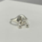 Thumbnail: Pierced  circular horseshoe spike barbell ring 