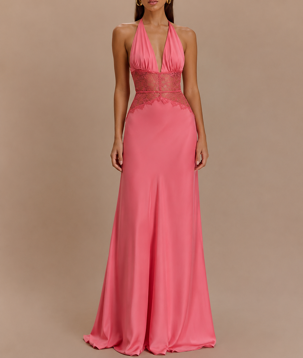 Thumbnail: Lace Backless Gown