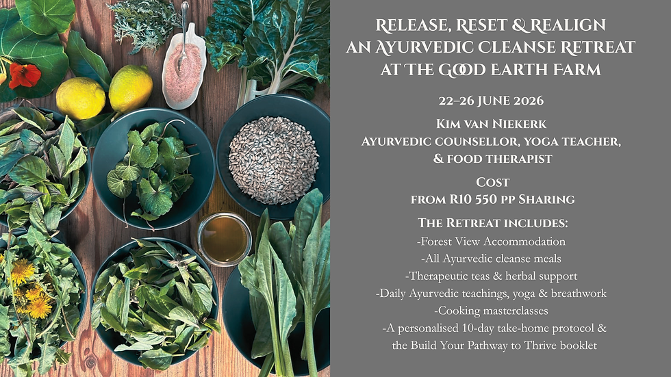 Release, Reset, and Realign an Ayurvedic Cleanse Retreat at The Good Earth Farm