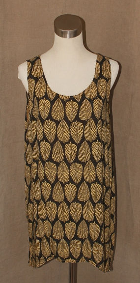 Leaf Me Alone Tank in Honey Yellow