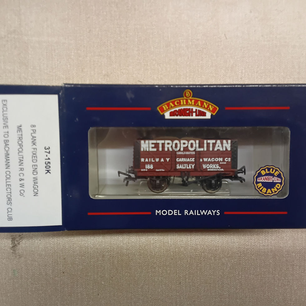 Bachmann 37-150K - 8 Plank Wagon - Metropolitan RCW, Saltley works ...