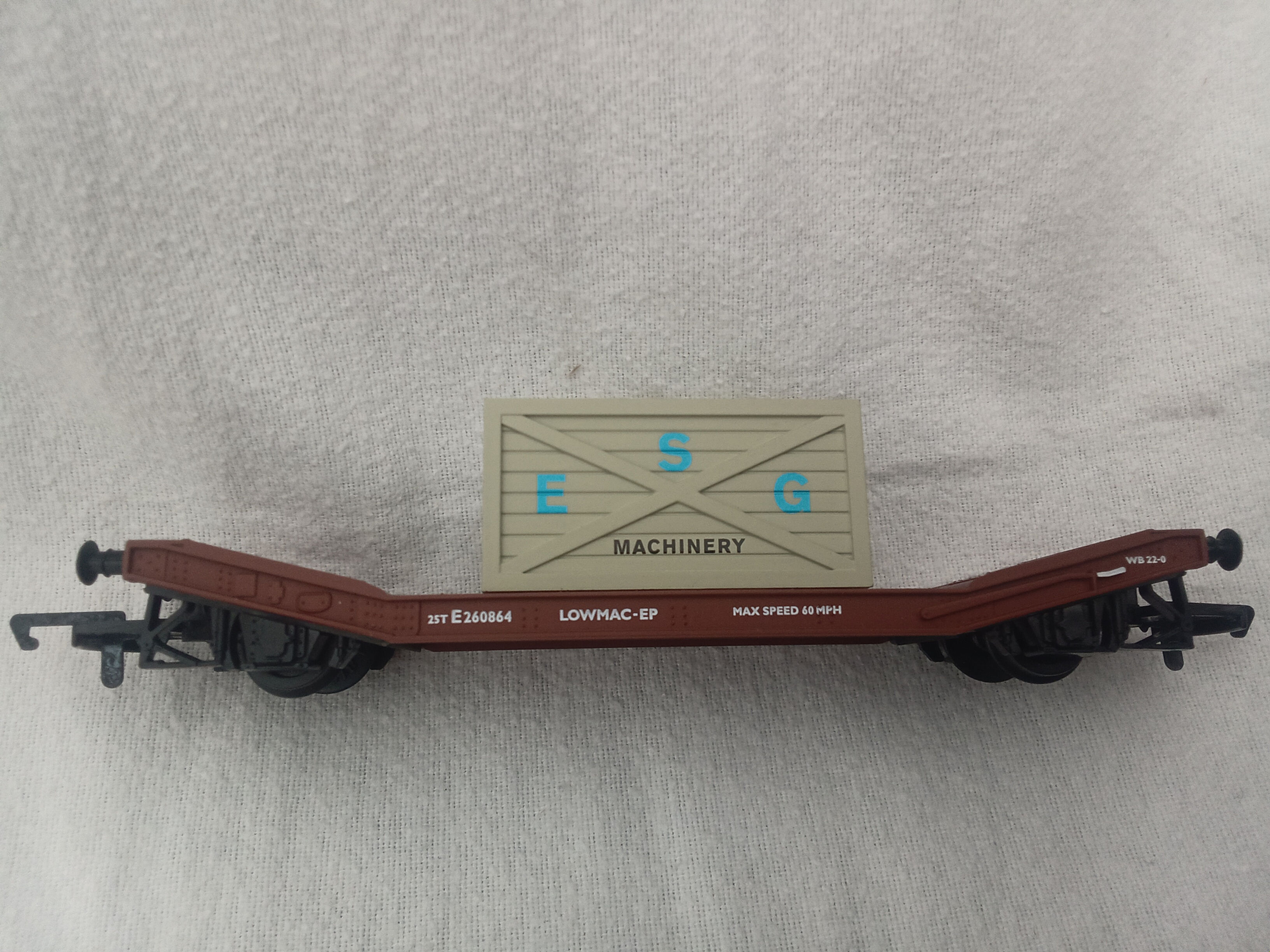 Hornby R6130 BR Lowmac EP "E260864"