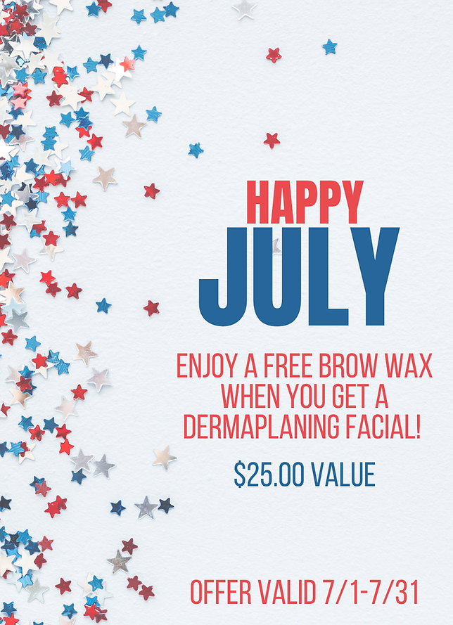Enjoy a free brow wax when you get a dermaplaning facial!.png