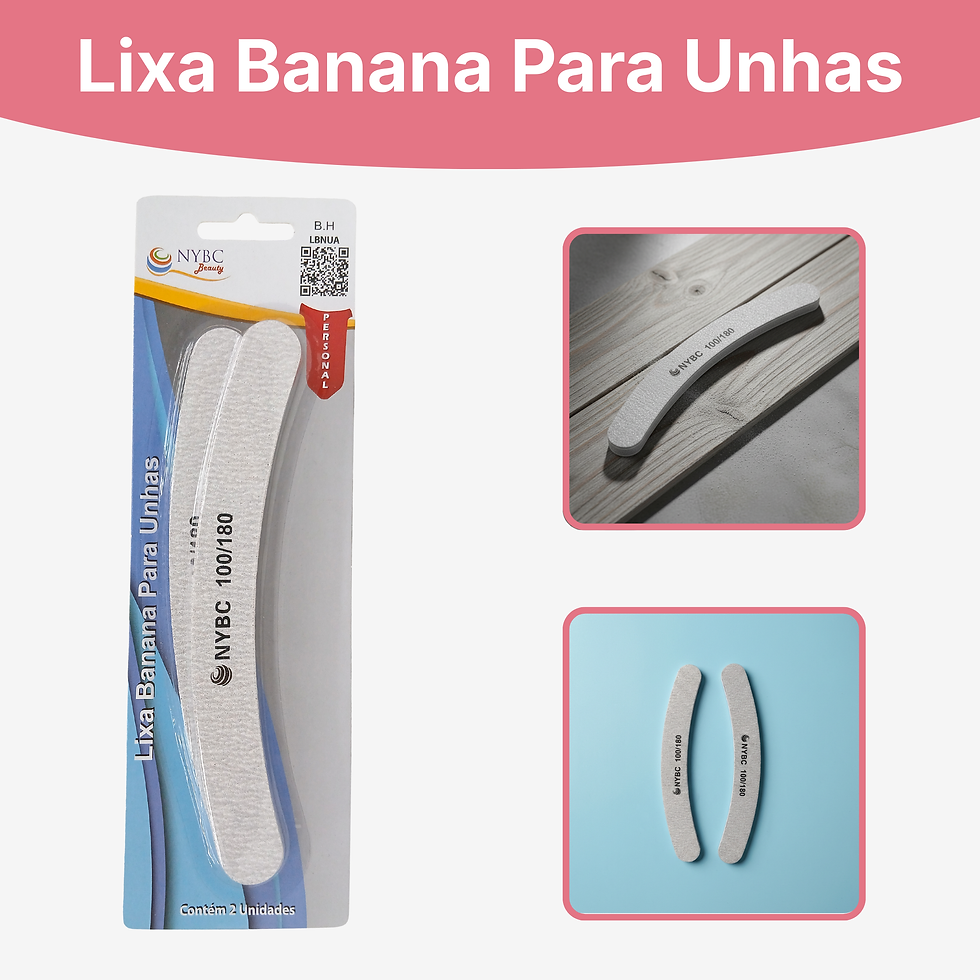 Miniatura: Lixa Banana para unhas  100/180