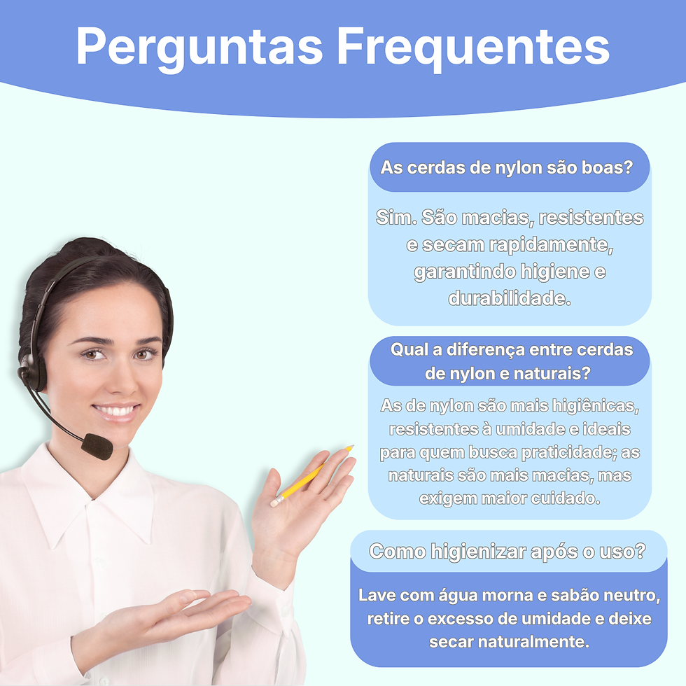 Miniatura: Pincel Para Barba Cerdas Naturais