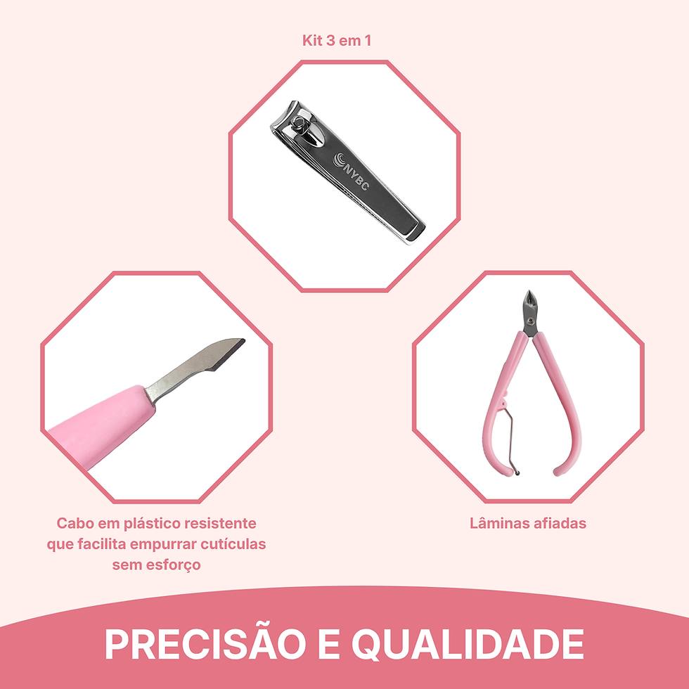 Miniatura: Conjunto: Alicate, Cortador De Unhas E Espatula