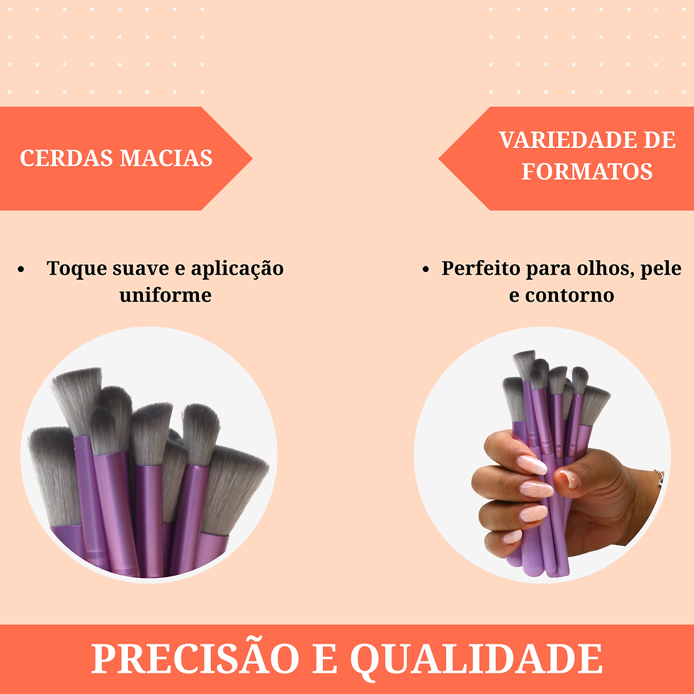 Miniatura: Kit Pincéis de Maquiagem Violet Dreams