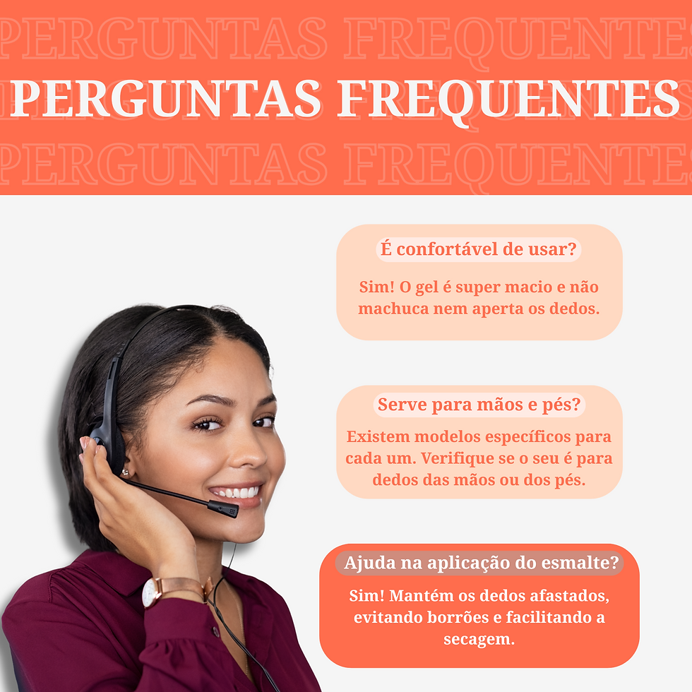 Miniatura: Separador de Dedos com Glitter