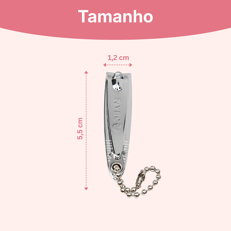 Miniatura: Cortador De Unhas Pequeno Com Corrente (5,4cm)