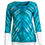 Thumbnail: women's M raglan 3/4 sleeve top