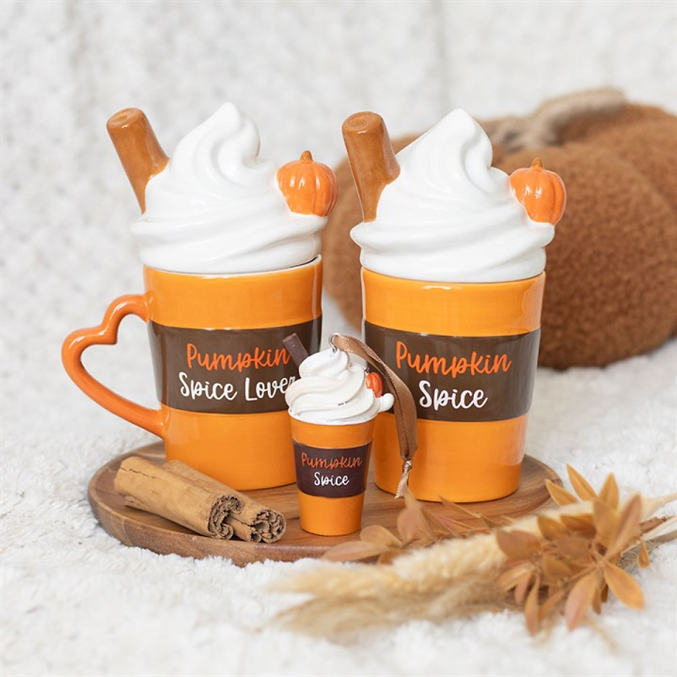 Thumbnail: Pumpkin Spice Latte Shaped Lidded Mug