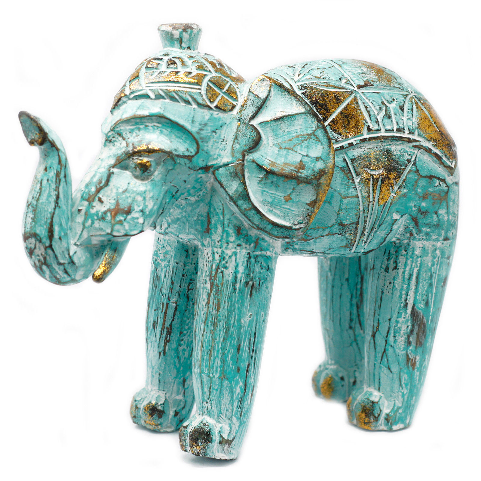 Wood Carved Decorative Elephant