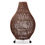 Thumbnail: Brown woven wicker table lamp