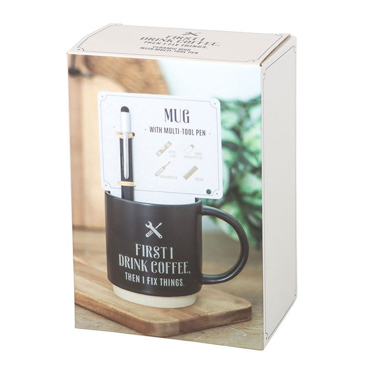Thumbnail: Mug and pen set: "I need my coffee".