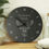 Thumbnail: Personalized slate clock: The Jackson Family, deer design