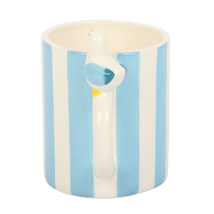 Thumbnail: Striped Mug with Seagull