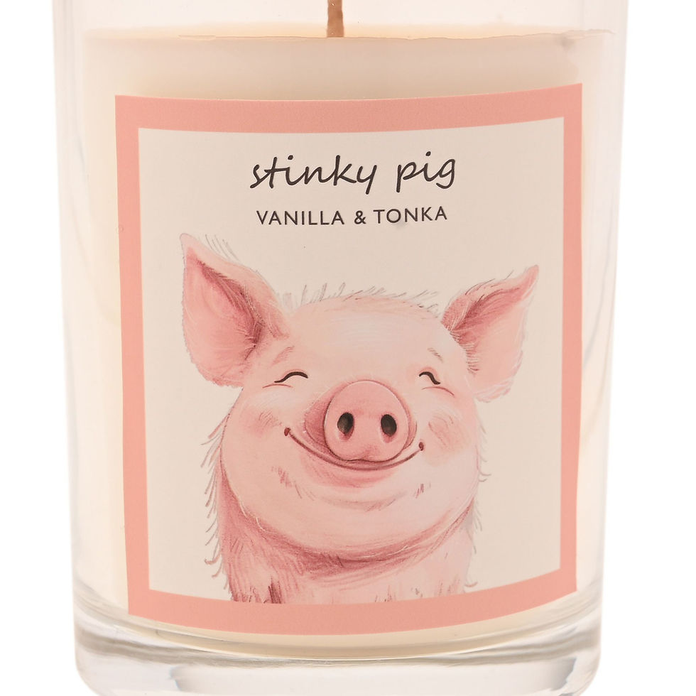 Thumbnail: The Funny Farm Candle 250g - "Stinky Pig"