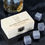 Thumbnail: Personalized whiskey stones gift set for Oliver Matthews