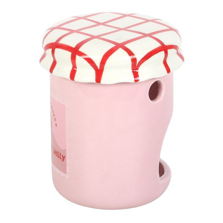 Thumbnail: Strawberry Jelly Jar Oil Burner and Wax Warmer