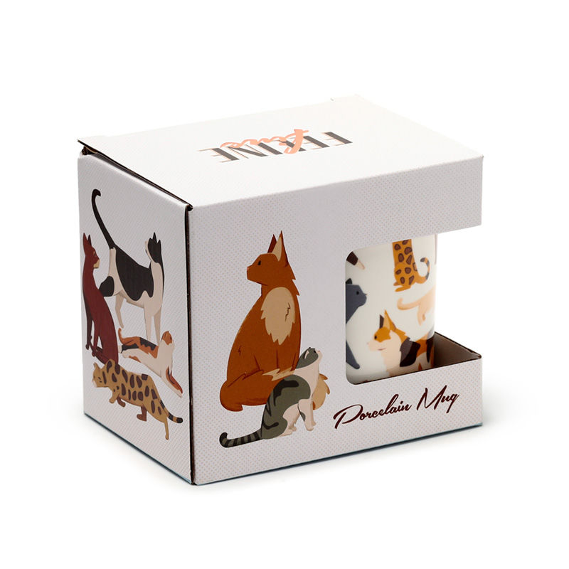 Thumbnail: Porcelain Mug - Feline Fine Cats