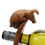 Thumbnail: Wooden pig wine bottle holder