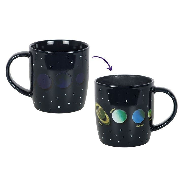 Thumbnail: Heat-sensitive mug reveals planets