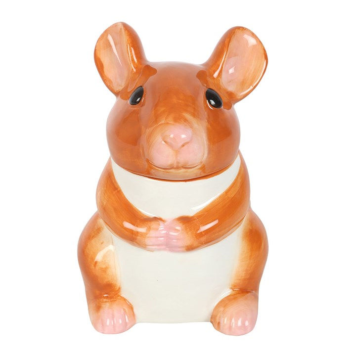 Adorable ceramic mouse figurine