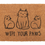 Thumbnail: Natural Wipe Your Paws Cat Doormat