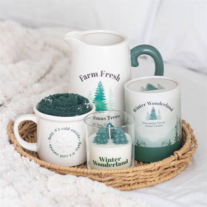 Thumbnail: Farm Fresh candles, mug, and pitcher on tray