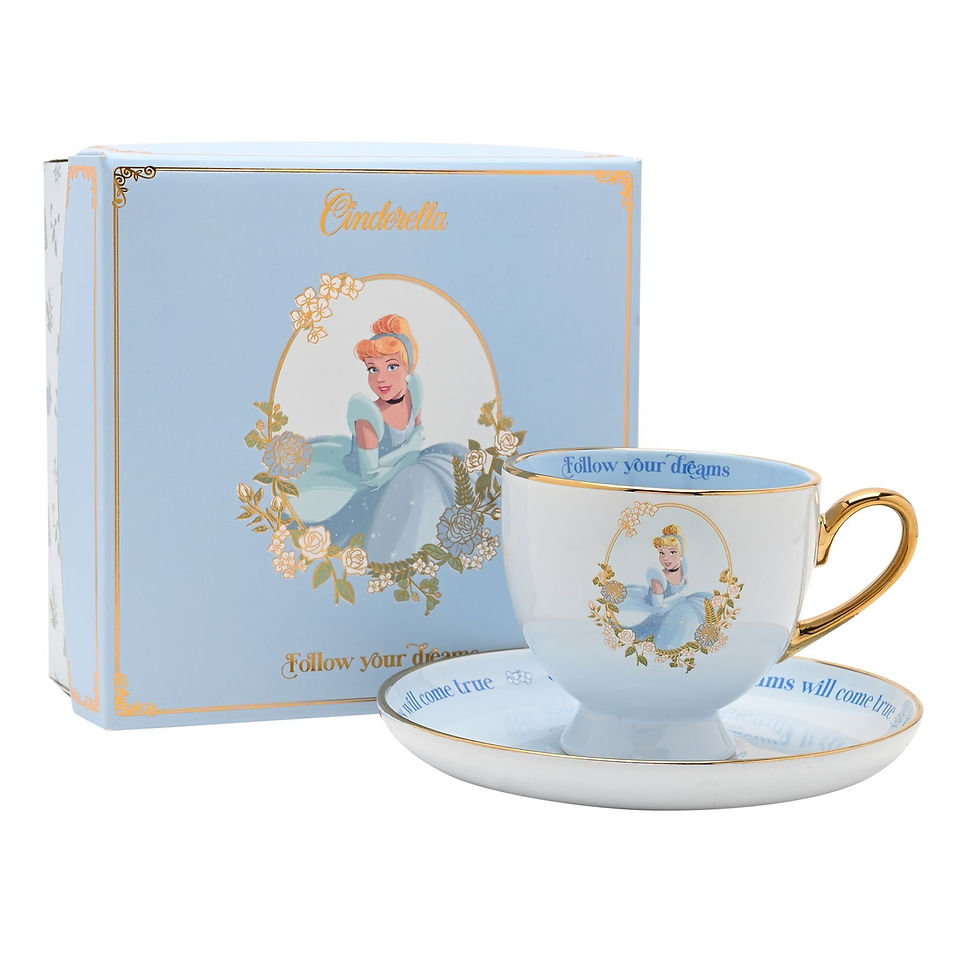 Thumbnail: Disney Pastel Princess Tea Cup & Saucer - Cinderella