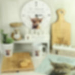 Highland cow themed gifts: clock, coasters, mug, and more.