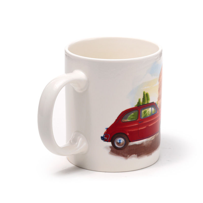 Thumbnail: Porcelain Mug - Fiat 500 Rome