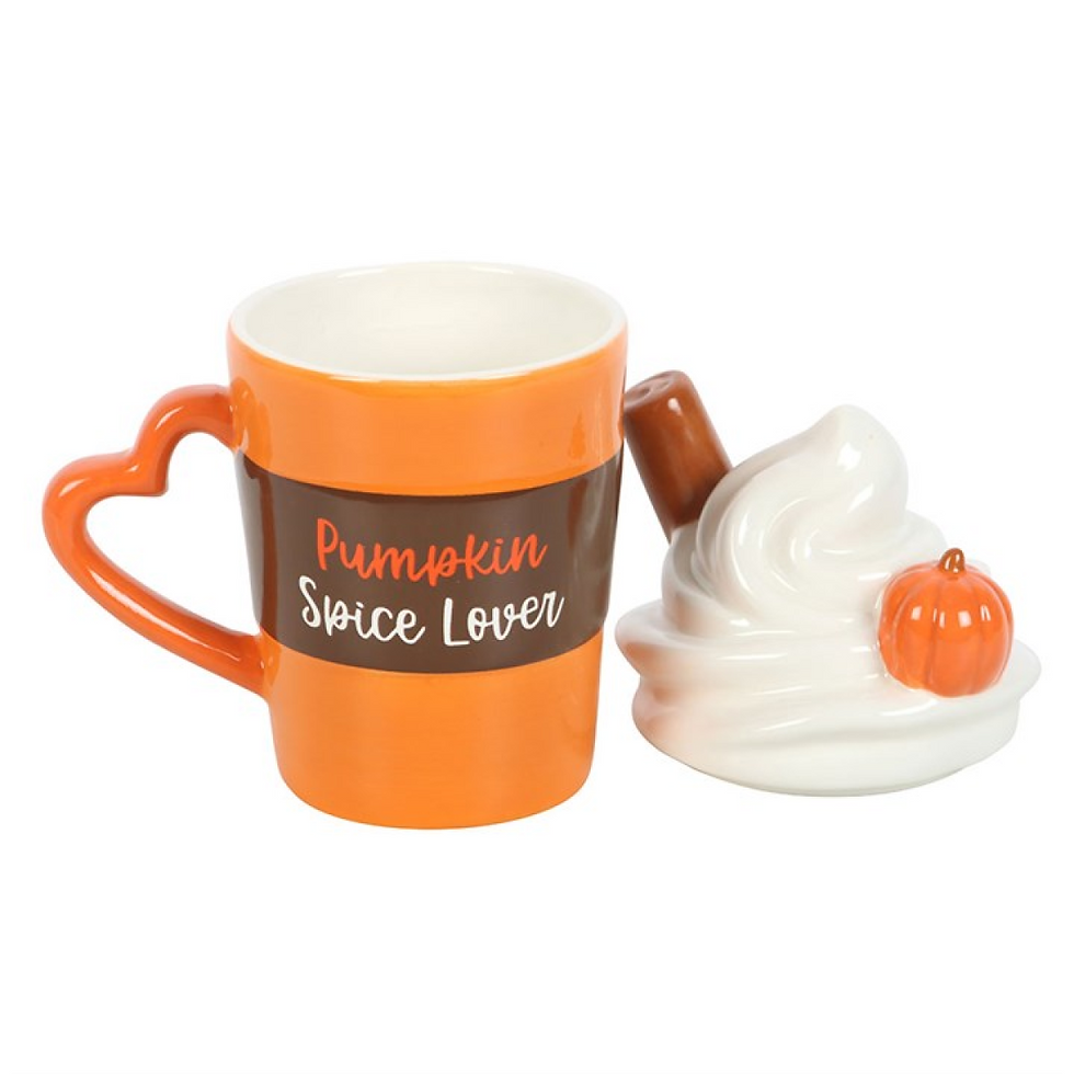 Thumbnail: Pumpkin Spice Latte Shaped Lidded Mug