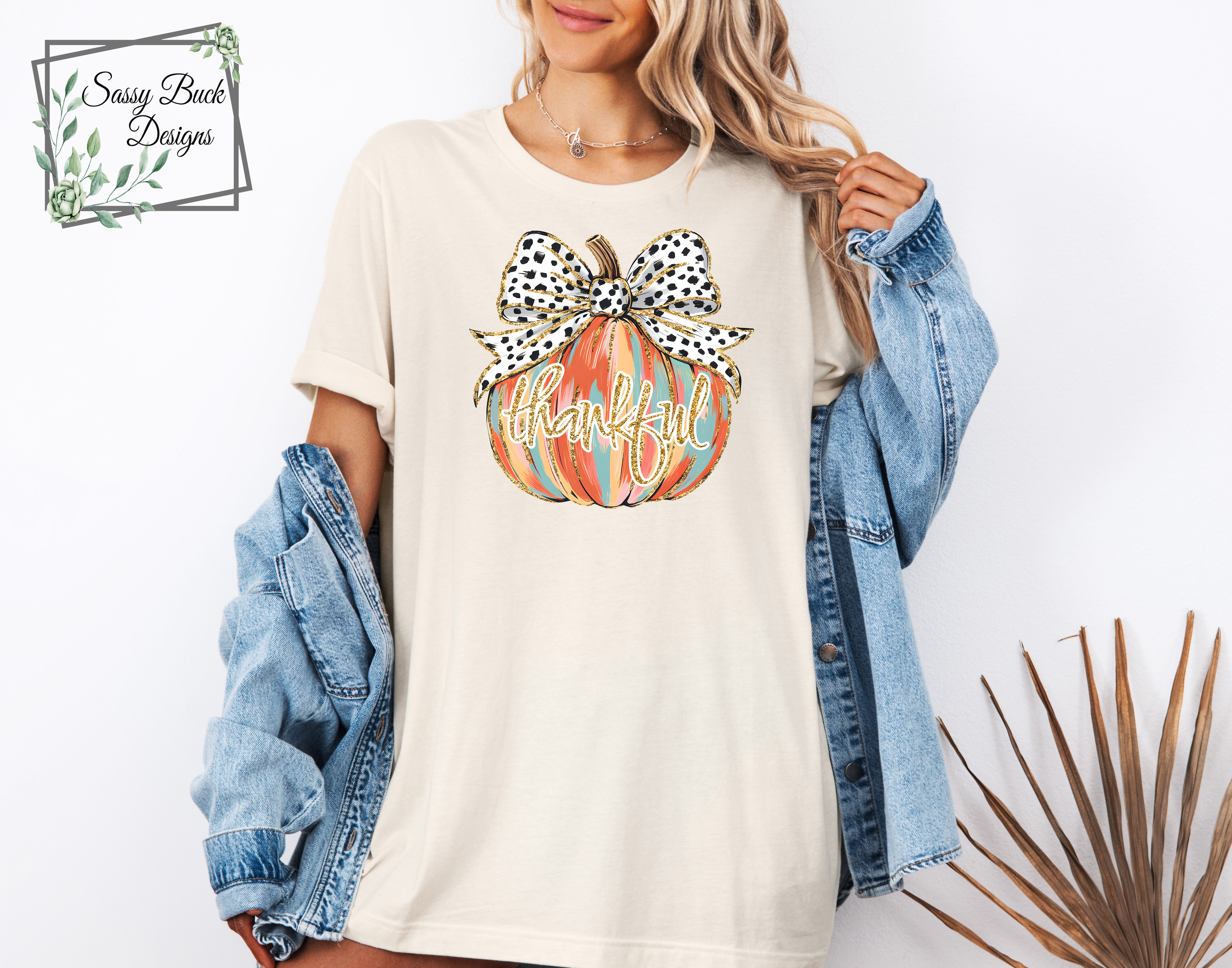 Thankful Watercolor Pumpkin