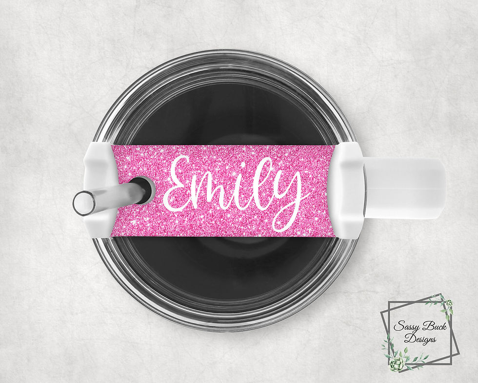 Thumbnail: Personalized Glitter Nameplate
