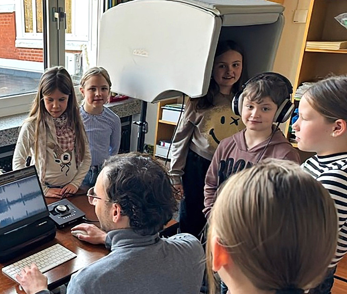 Musikworkshop an einer Schule