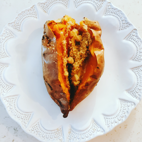 Air-fried Sweet Potato