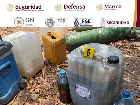 Grupo Interinstitucional cumplimenta OTI en inmueble de la colonia El Progreso; aseguran sustancias químicas, vehículo, remolque y municiones