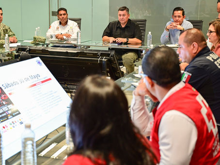 Se mantiene coordinación con el Grupo Interinstitucional y cuerpos de auxilio para el desarrollo de eventos en Altata, Navolato