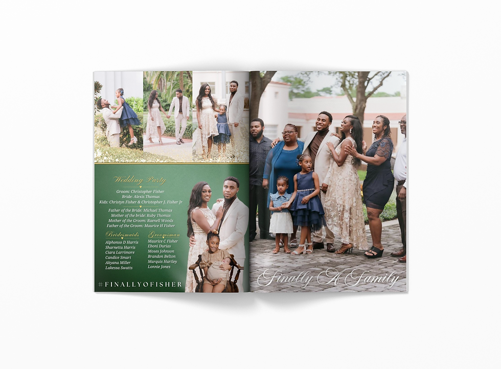 Thumbnail: 8 Page Wedding Magazine Template