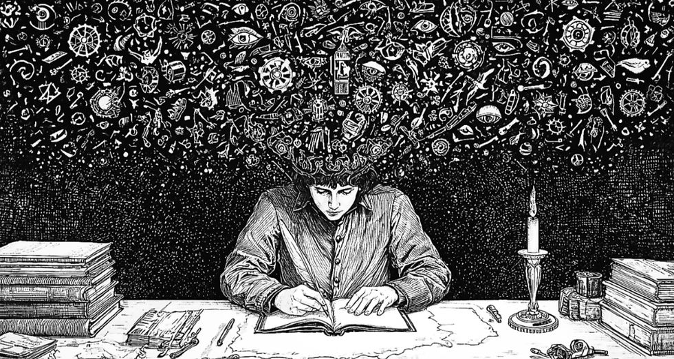 a person generating ideas.
