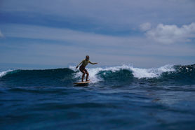 Surfing in Balangan Bali