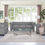 Thumbnail: Tufted Chesterfield 1+2+3 Sofa Set