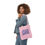 Thumbnail: Time Spent With Cats Statement Tote Bag - Light Pink